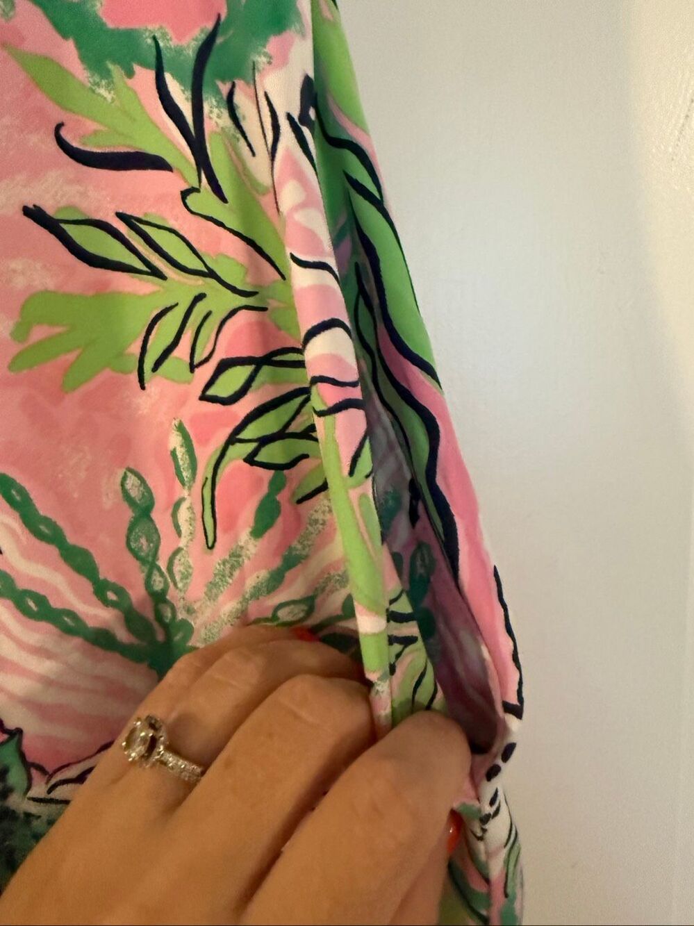 Banana Boat upf tropical printed coverup dress small - Picture 4 of 8
